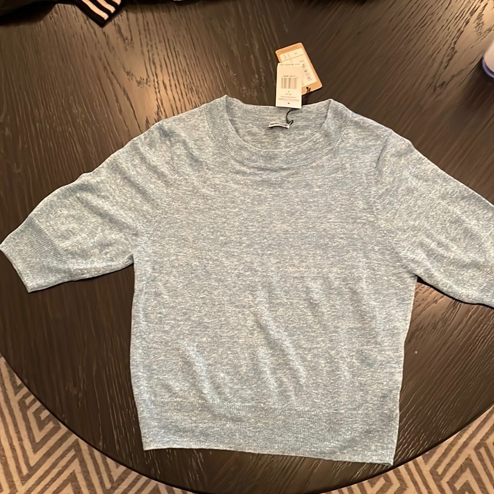 Rachel Comey pale blue linen knit, NWOT